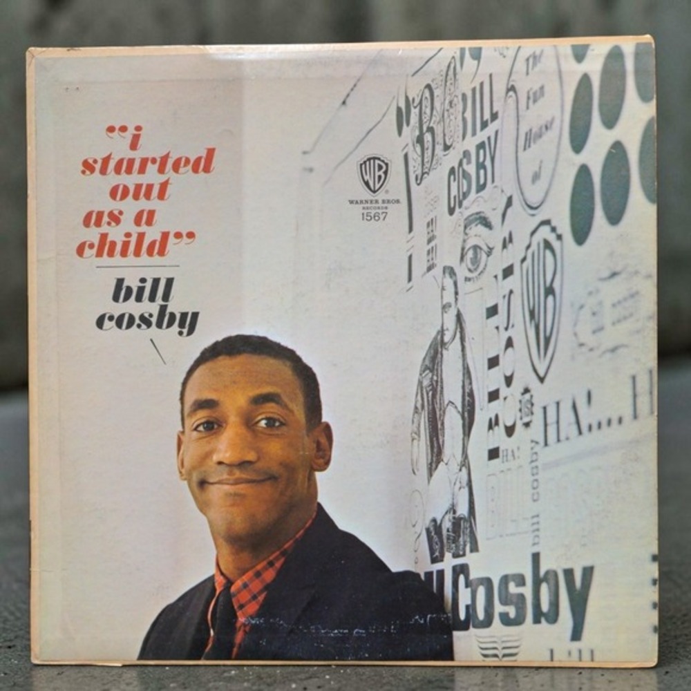 Vintage 1964 Bill Cosby I Started Out As A Child Vinyl LP‎ Mono Warner Bros